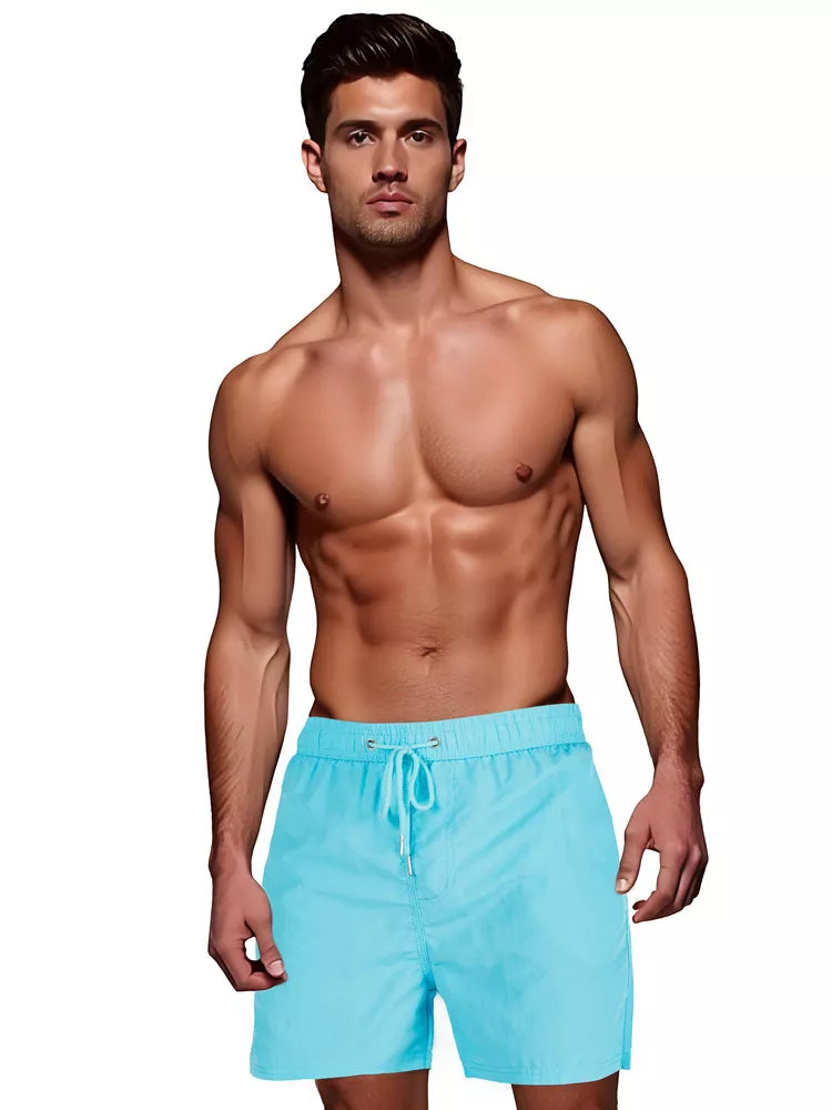 Men's light blue swimming shorts Flesy