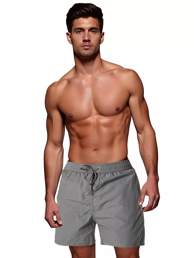 Men's gray swimming shorts Flesy