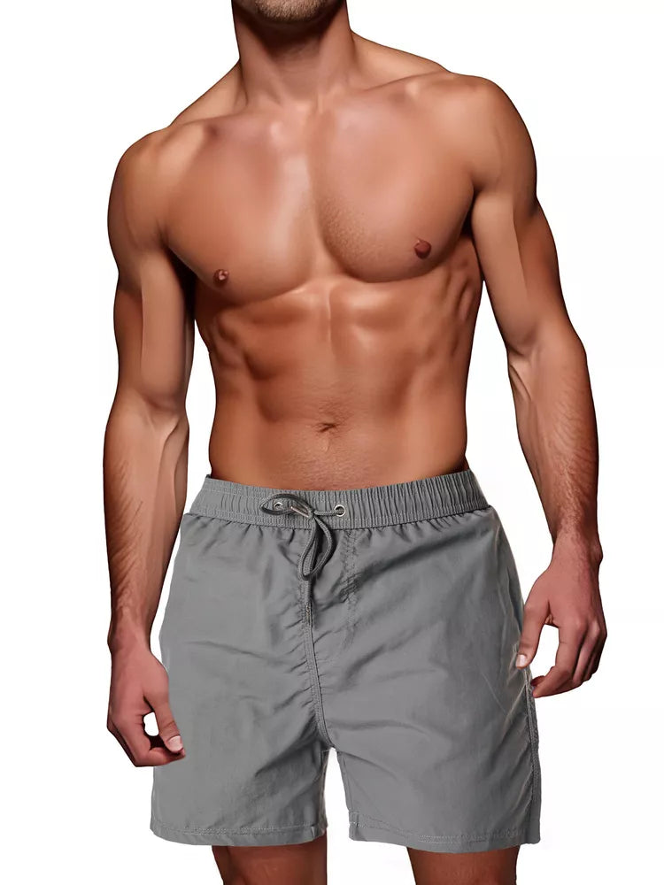 Men's gray swimming shorts Flesy