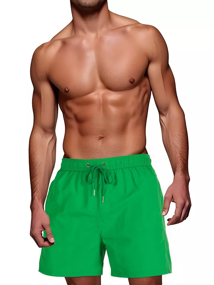 Men's green swimming shorts Flesy