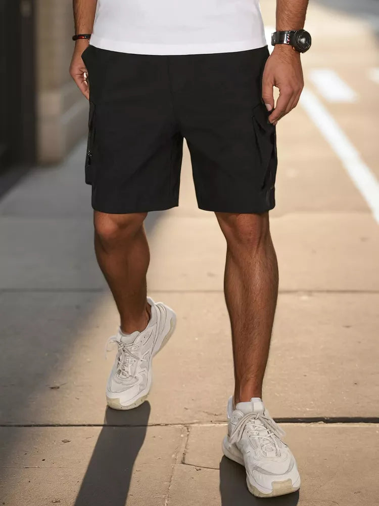 Men's black shorts Stone