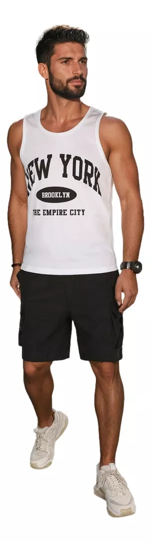 Men's black shorts Stone