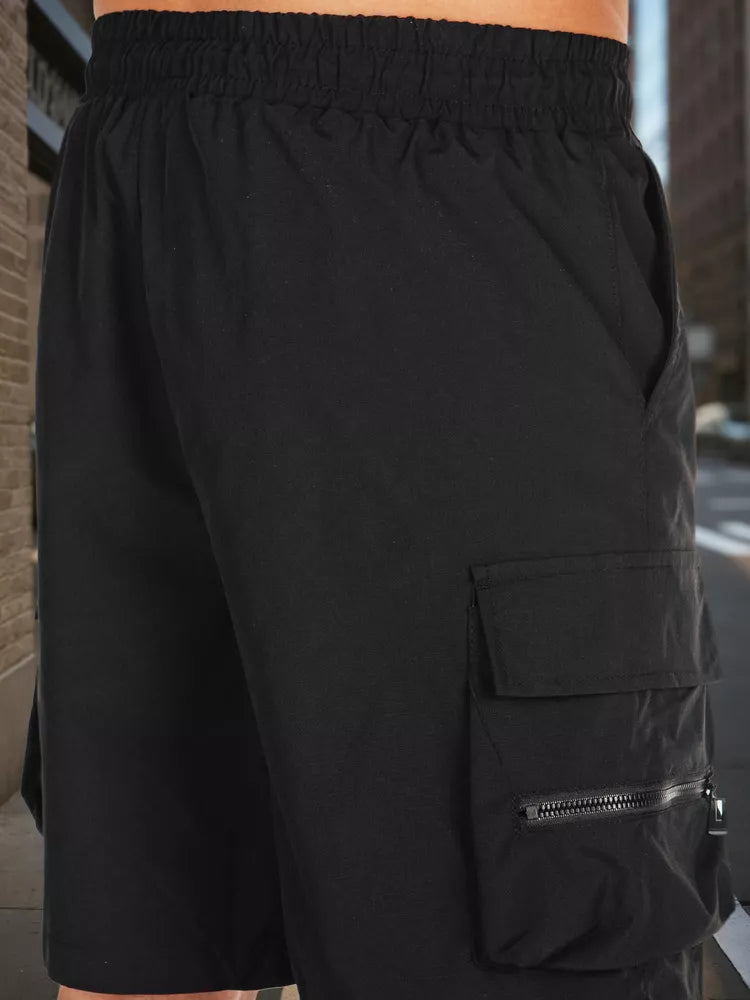 Men's black shorts Stone