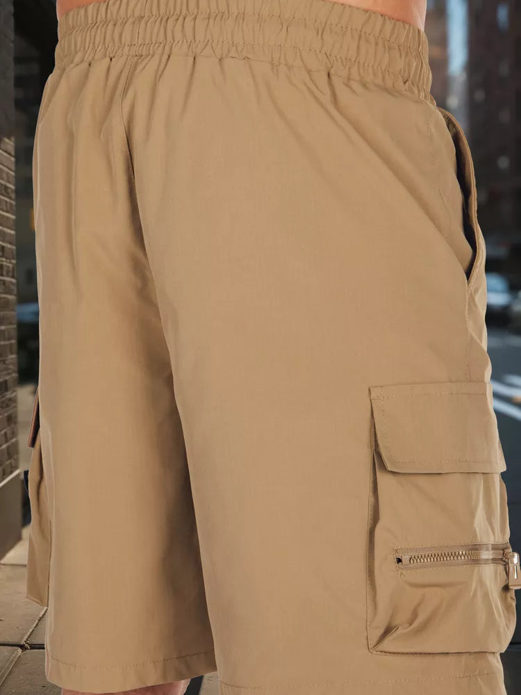 Men's brown shorts Stone