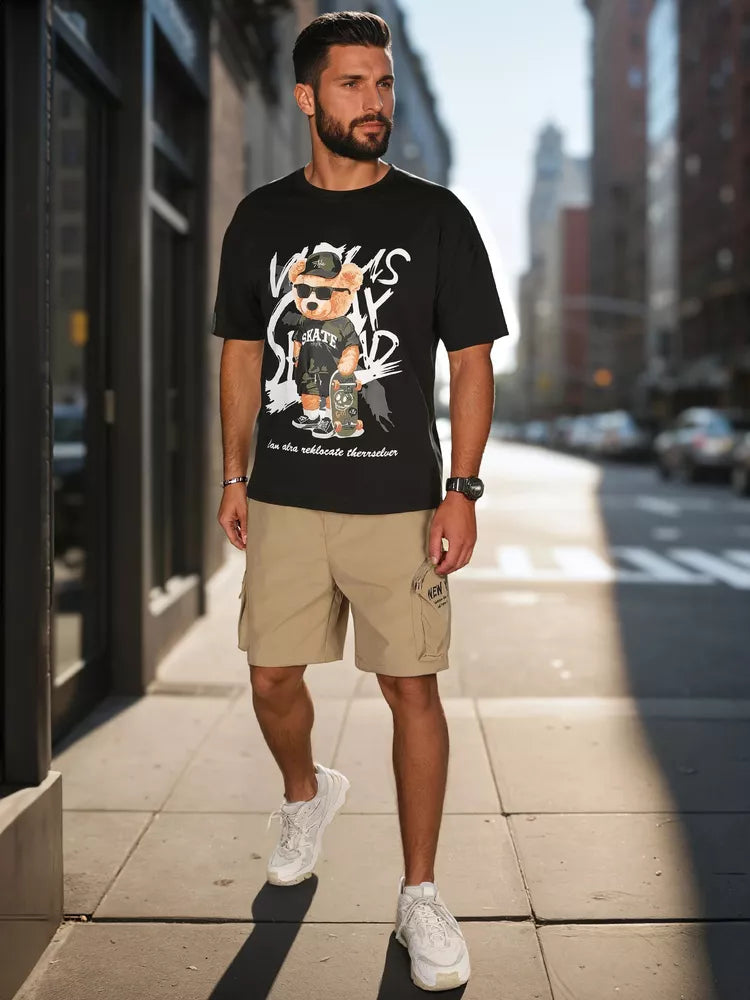 Men's brown shorts Arts