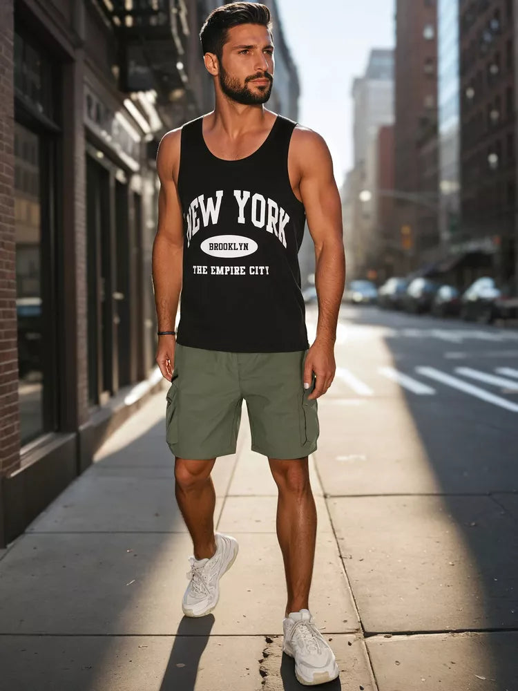 Men's khaki shorts Arts