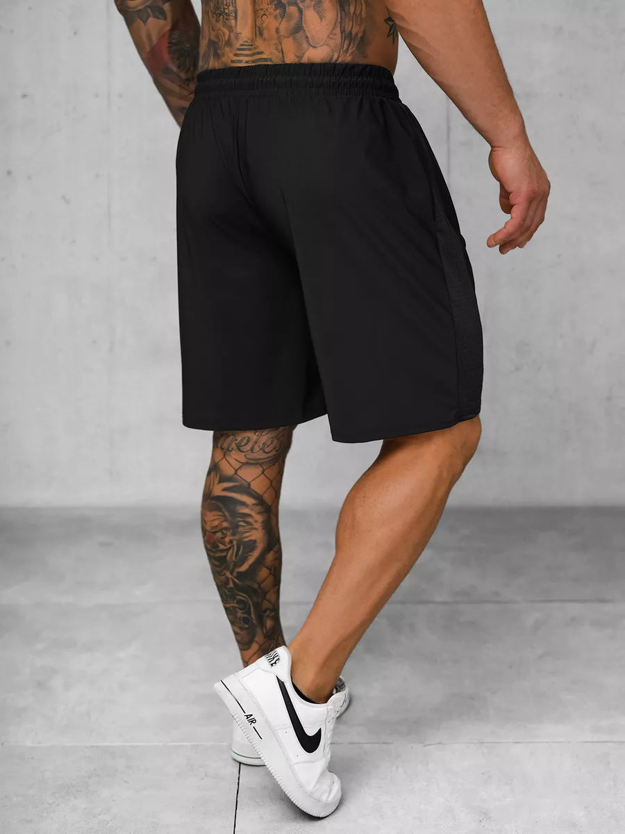 Men's black sports shorts Angus