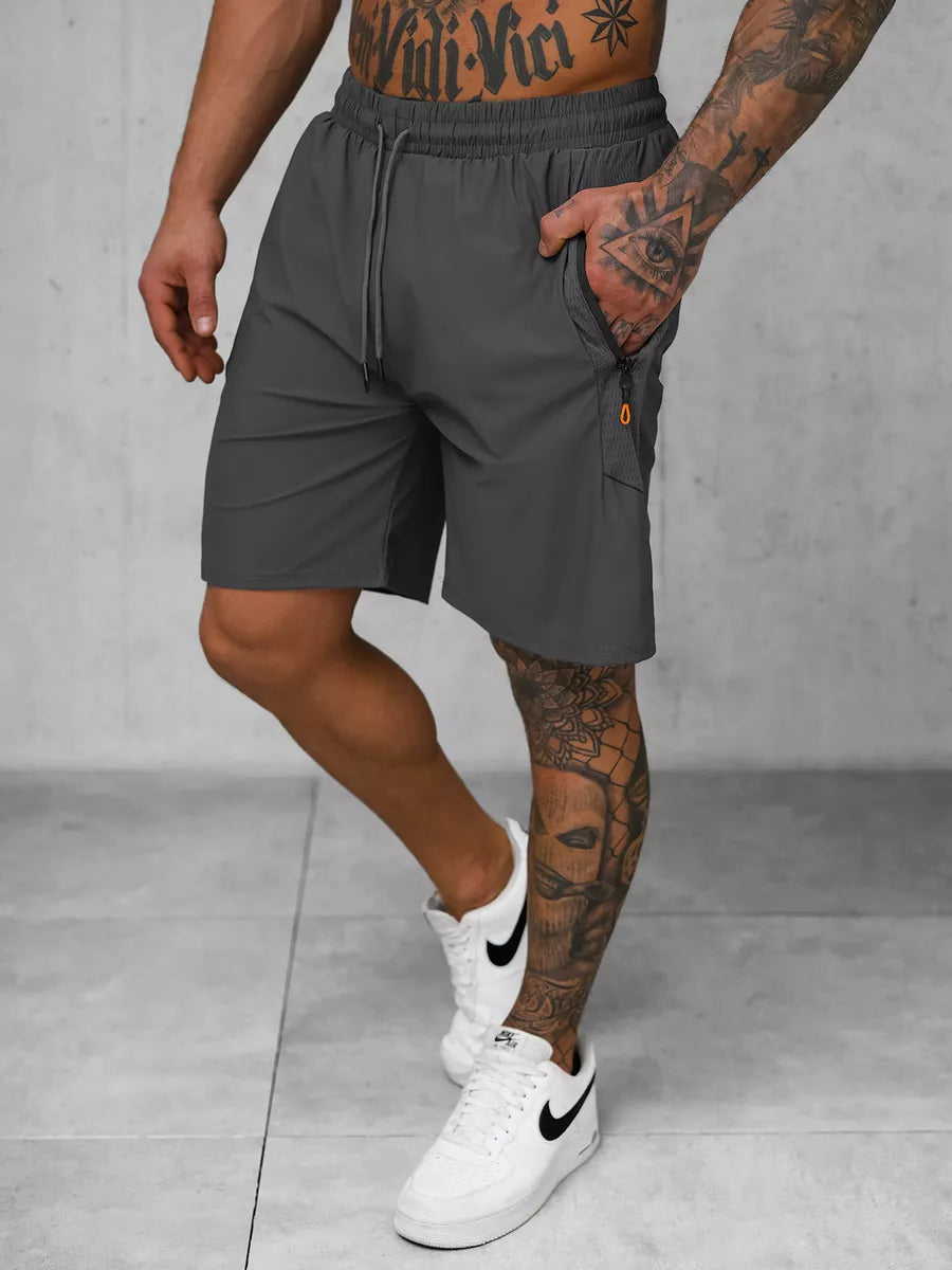 Men's dark gray sports shorts Keller