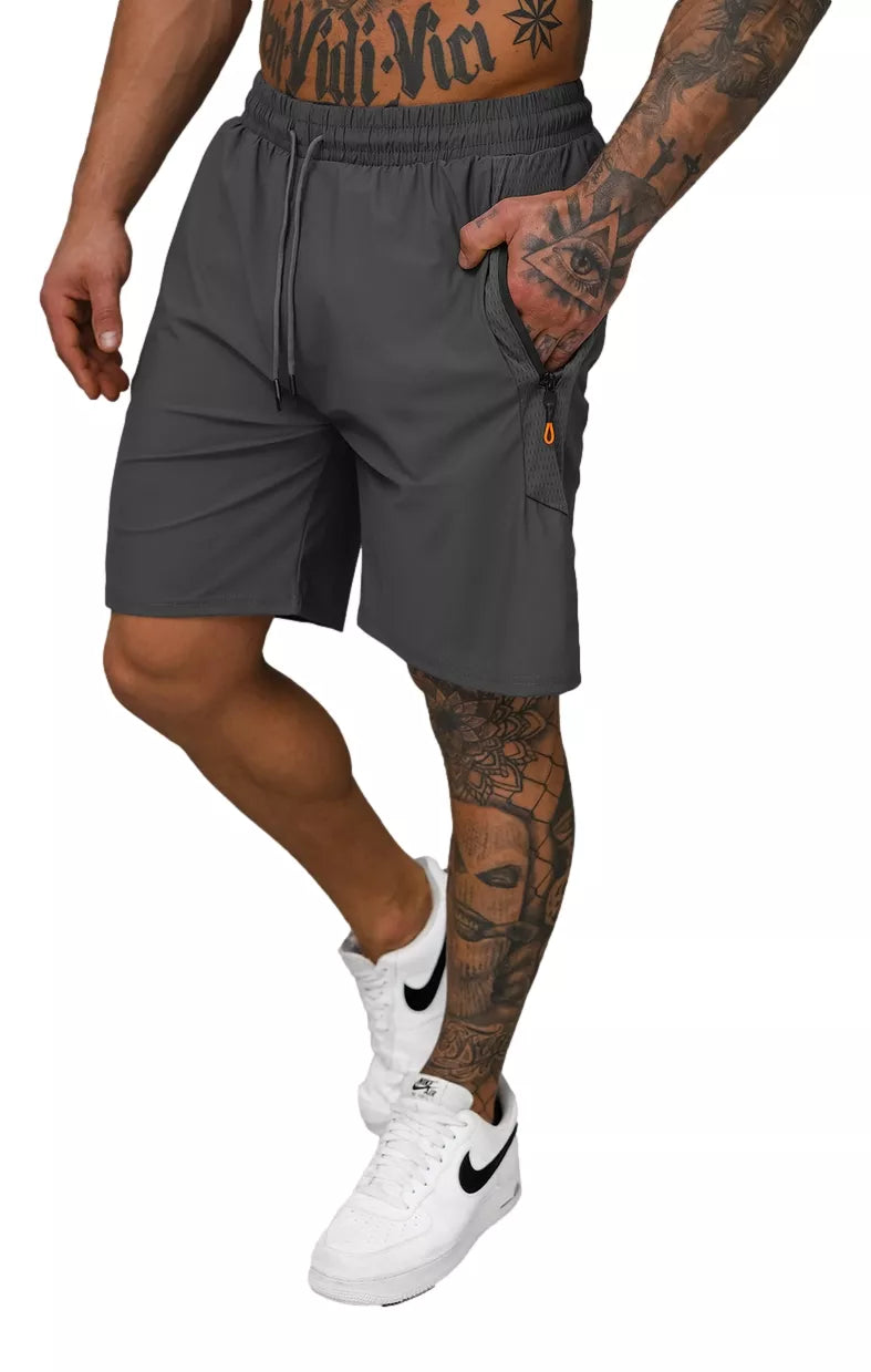 Men's dark gray sports shorts Keller