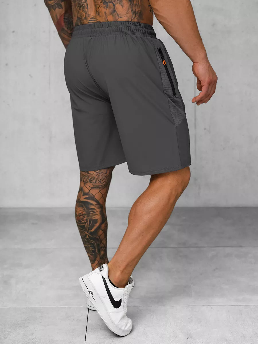 Men's dark gray sports shorts Keller