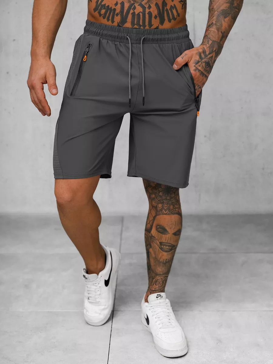 Men's grey sports shorts Angus