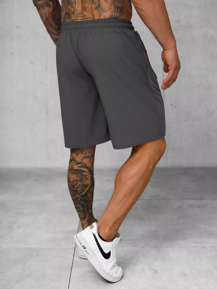 Men's grey sports shorts Angus