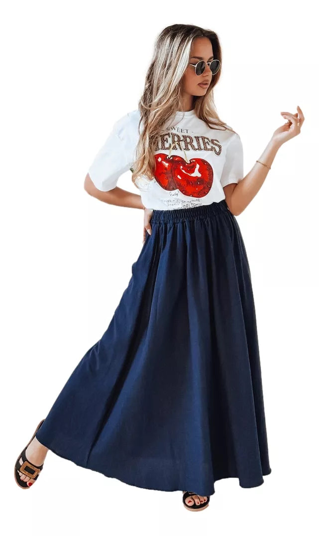 Women's navy blue skirt Ferry 
