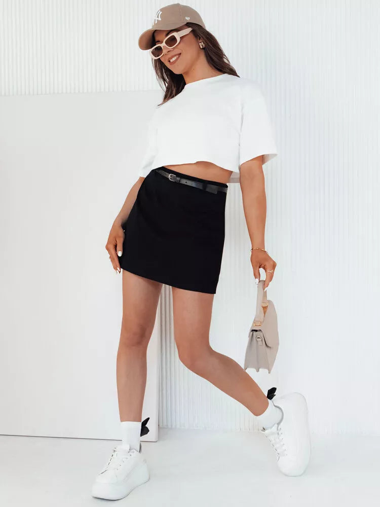 Women's black mini skirt Daniz