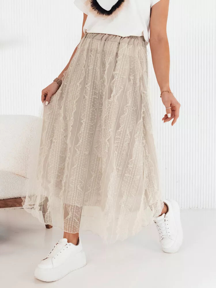 Women's brown tulle skirt Fliss