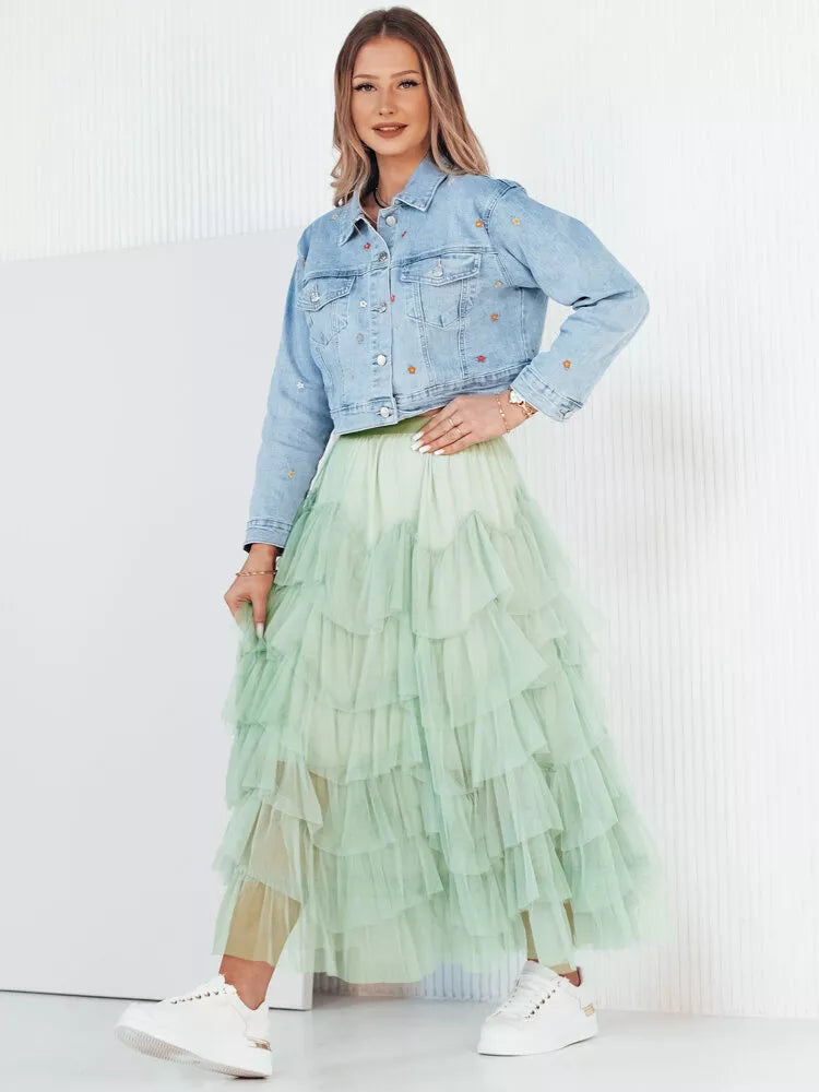Women's mint tulle skirt Milani 