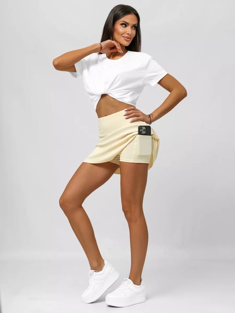 Women's brown skirt-shorts Active