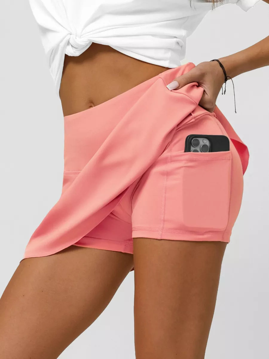 Women's pink skirt-shorts Active