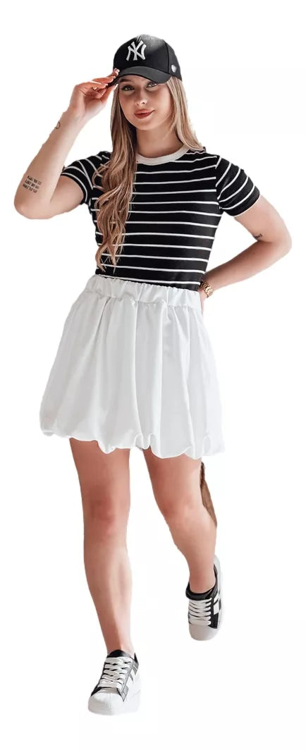 Women's white skirt Puffella 