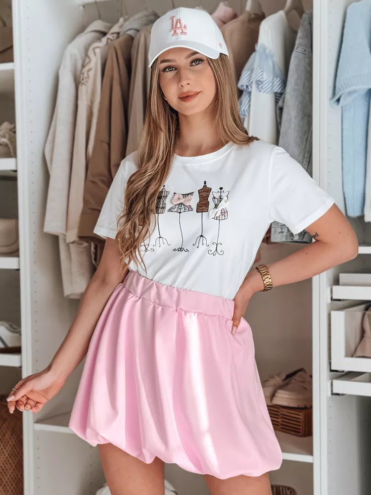 Women's pink skirt Puffella 