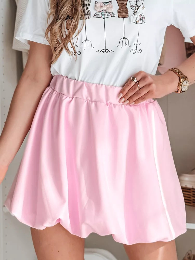Women's pink skirt Puffella 