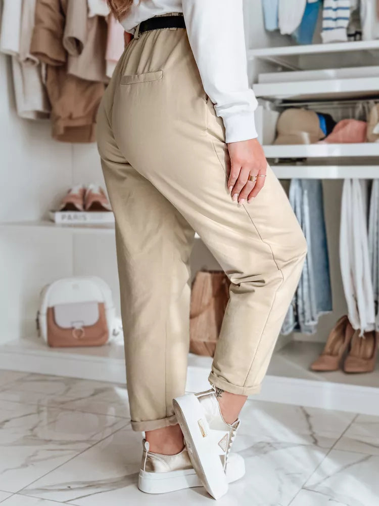 Women's brown pants with belt Thailandi 