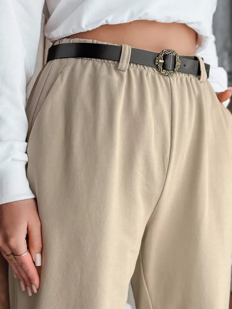Women's brown pants with belt Thailandi 