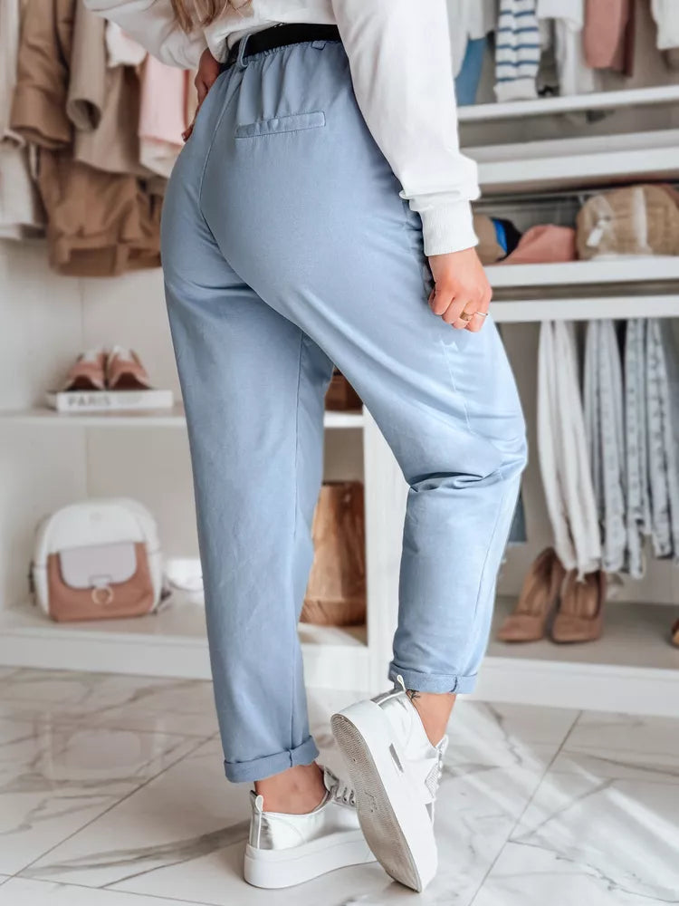 Women's blue pants with belt Thailandi 