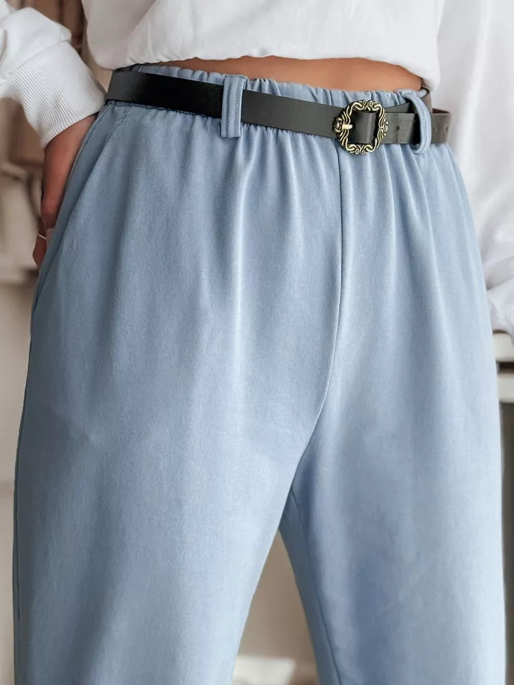 Women's blue pants with belt Thailandi 