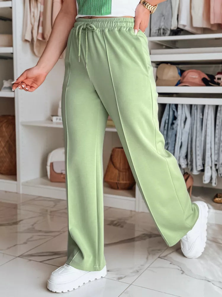 Women's casual pants green Seni