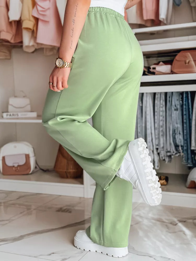 Women's casual pants green Seni