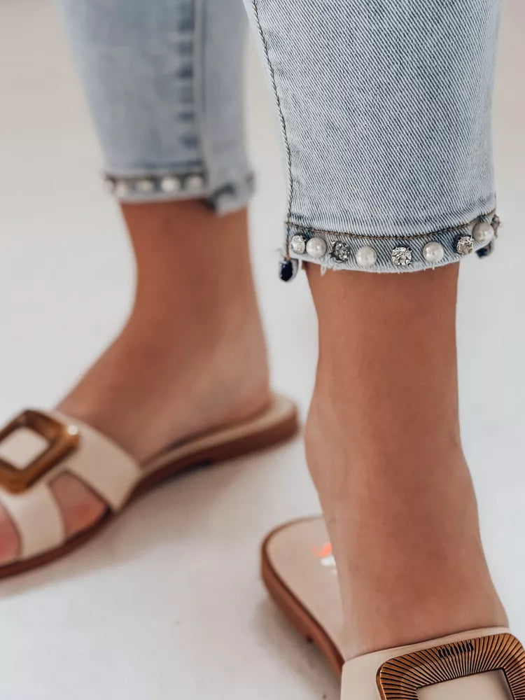 Women's light blue jeans Danys