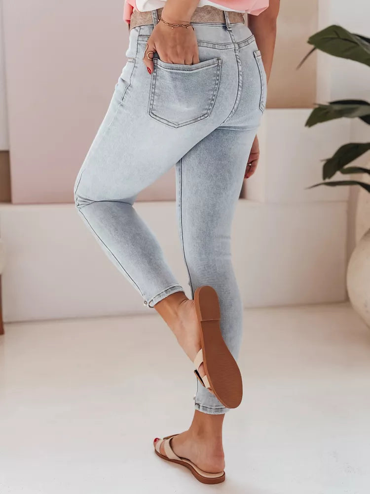 Women's light blue jeans Danys