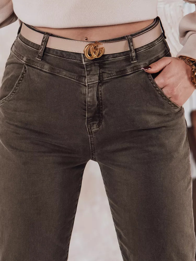 Women's dark gray jeans Evin