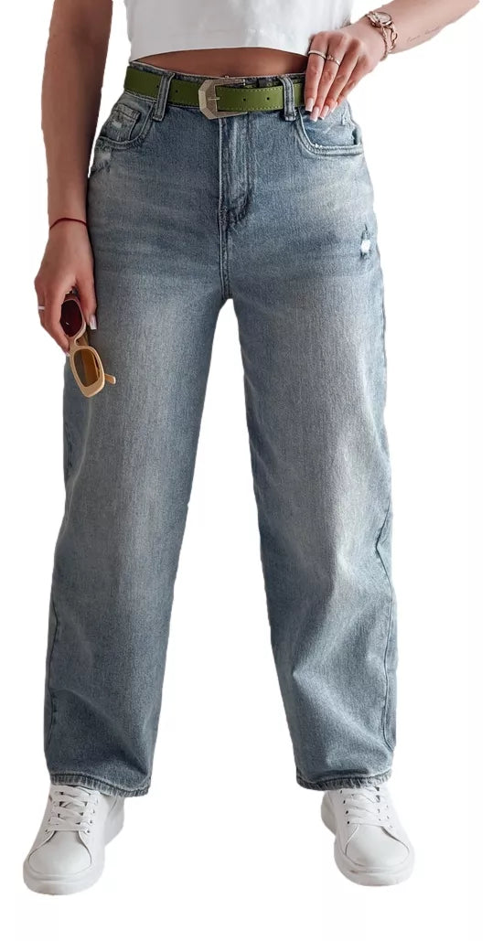 Women's blue jeans Widelegs 