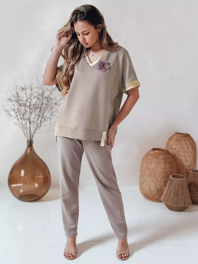 Women's brown trousers Legis