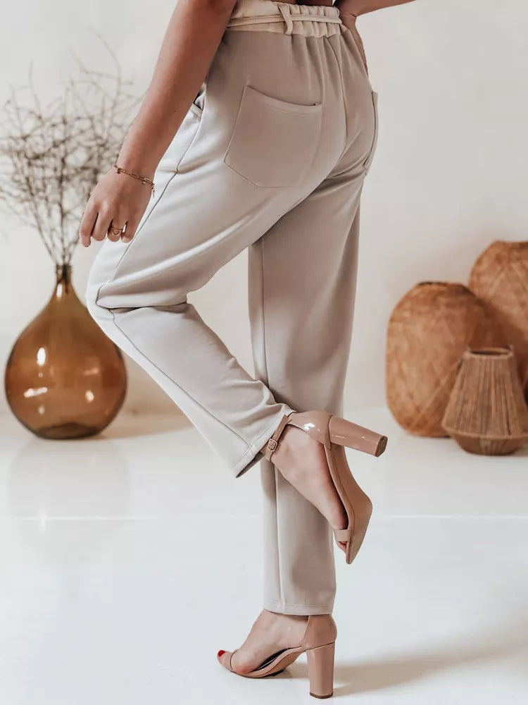 Women's light brown trousers Legis