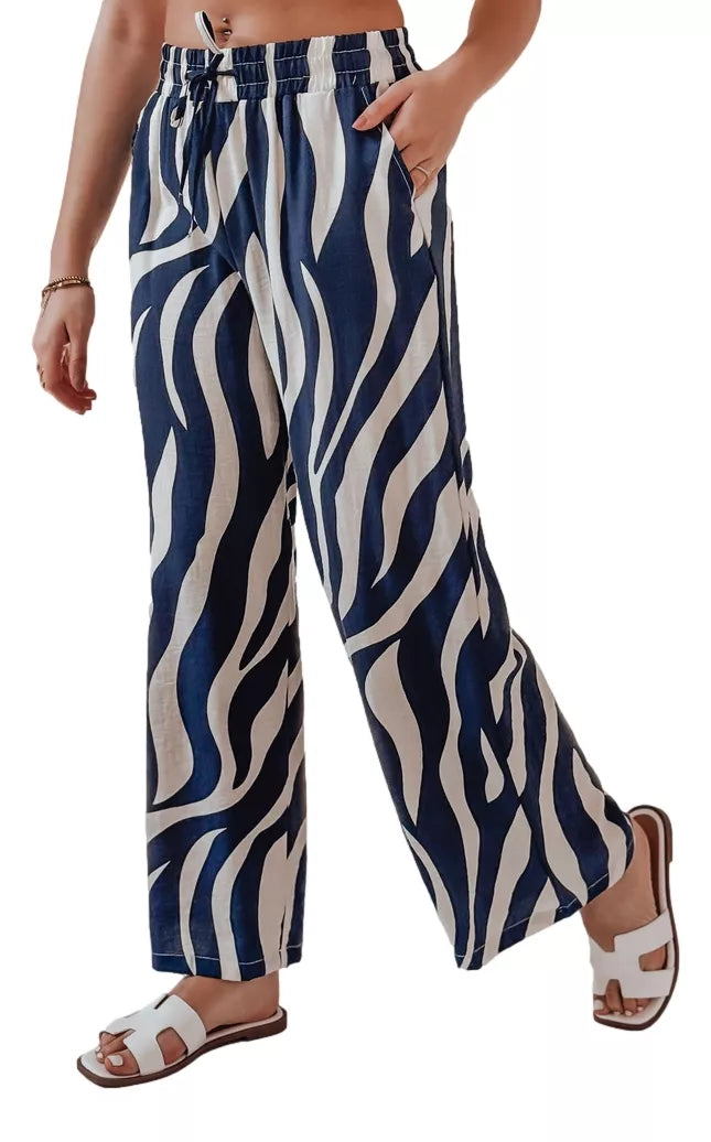 Women's dark blue pants Enjoy