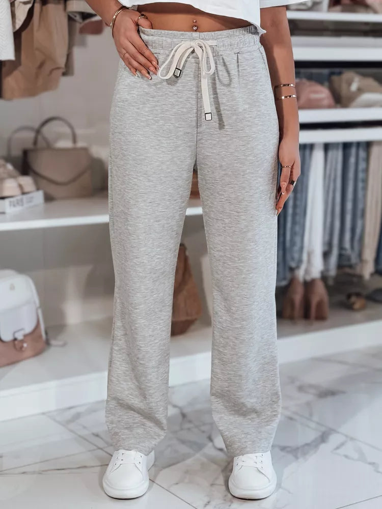 Women's leisure gray pants Relax