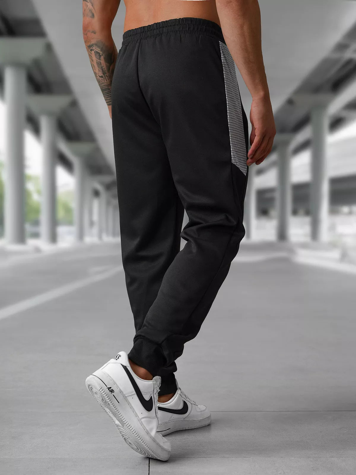 Men's black casual pants Emit