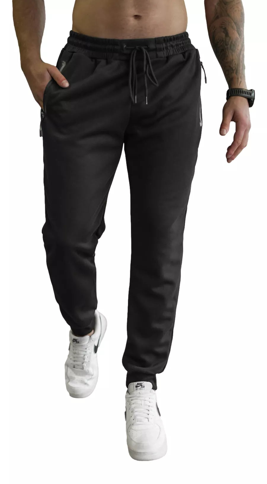 Men's black pants Run