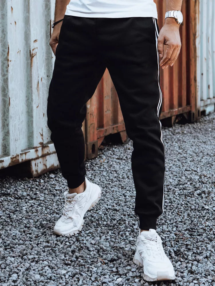Men's black casual pants Harin