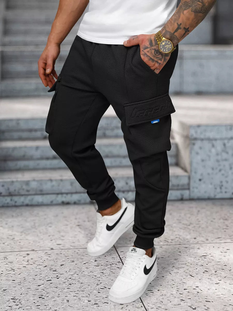 Men's black sports pants Bost