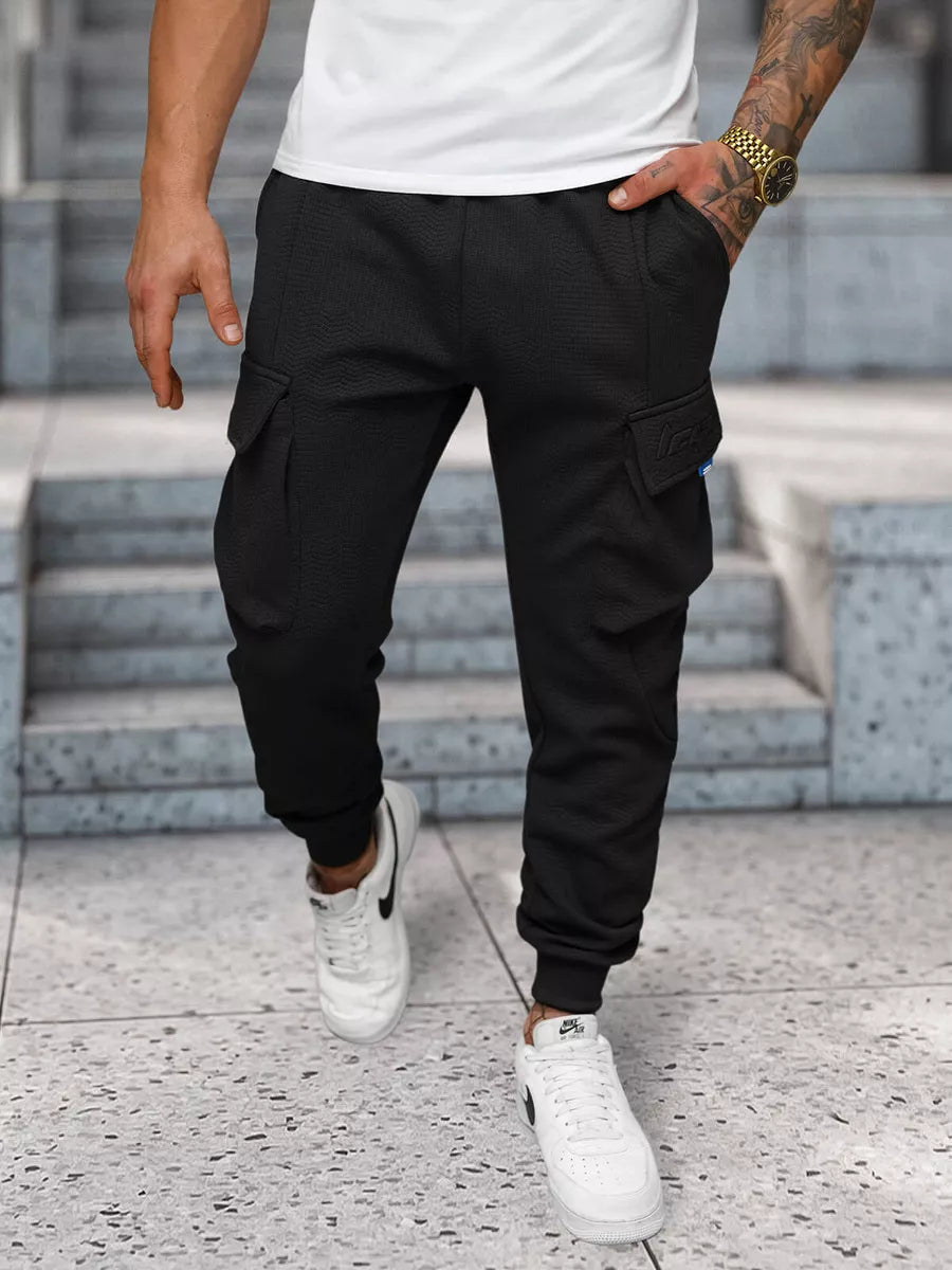 Men's black sports pants Bost
