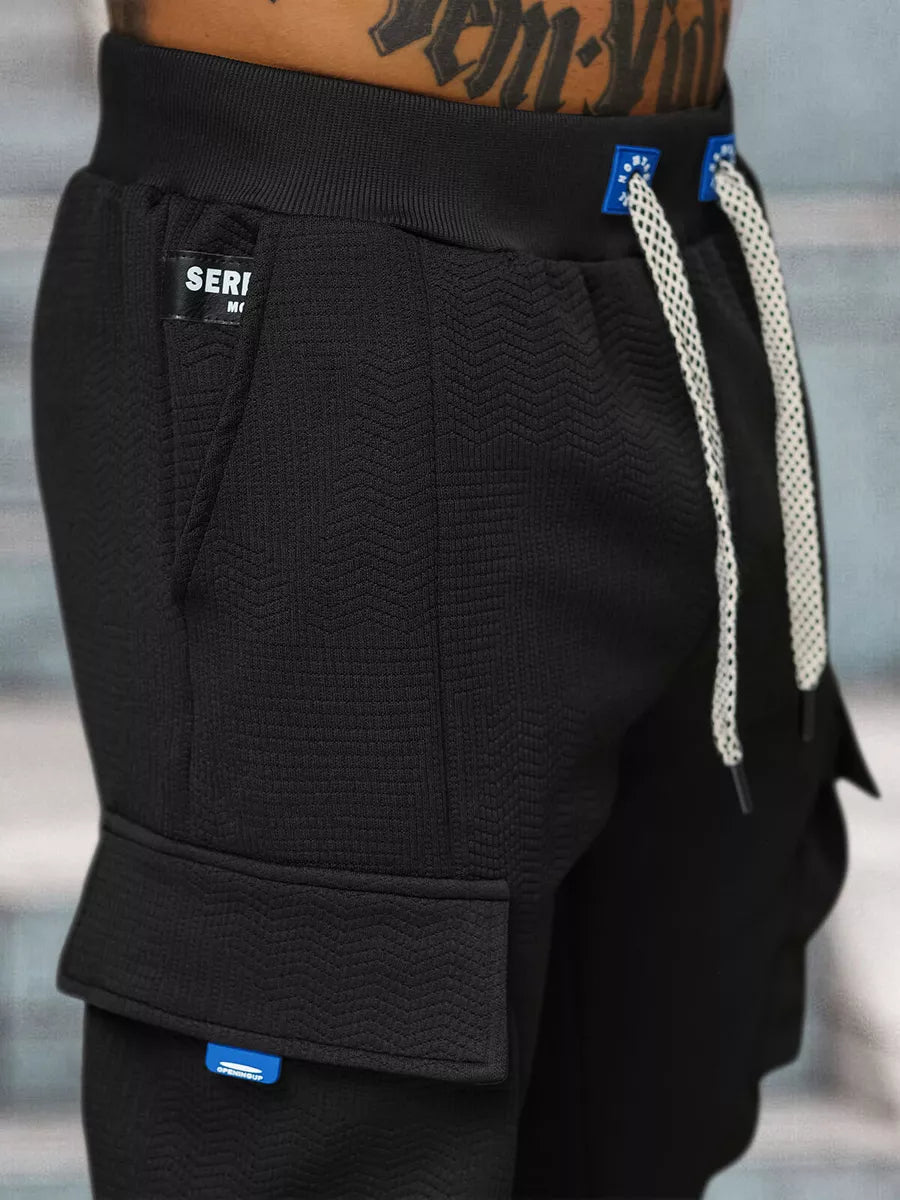 Men's black sports pants Bost