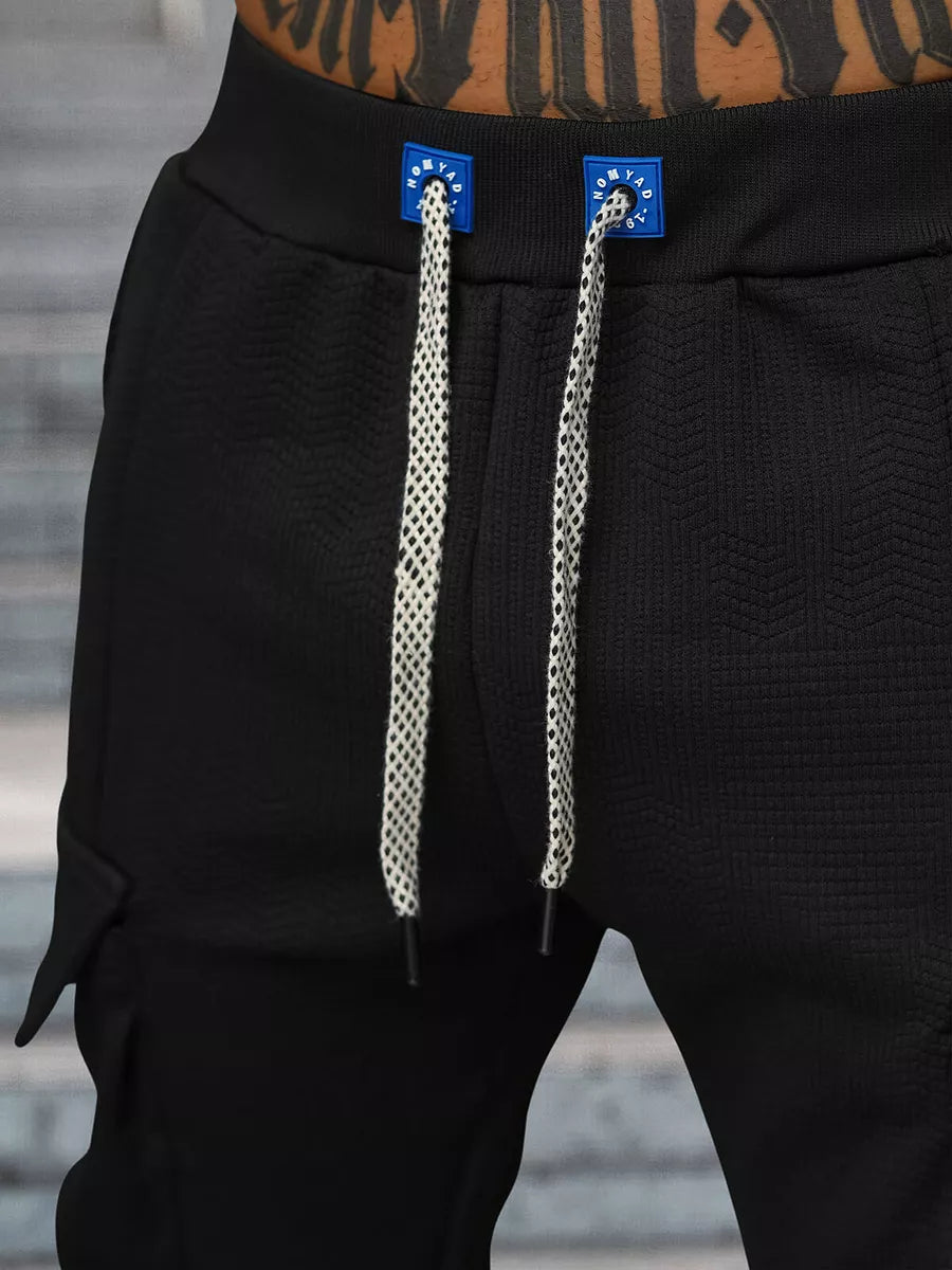 Men's black sports pants Bost