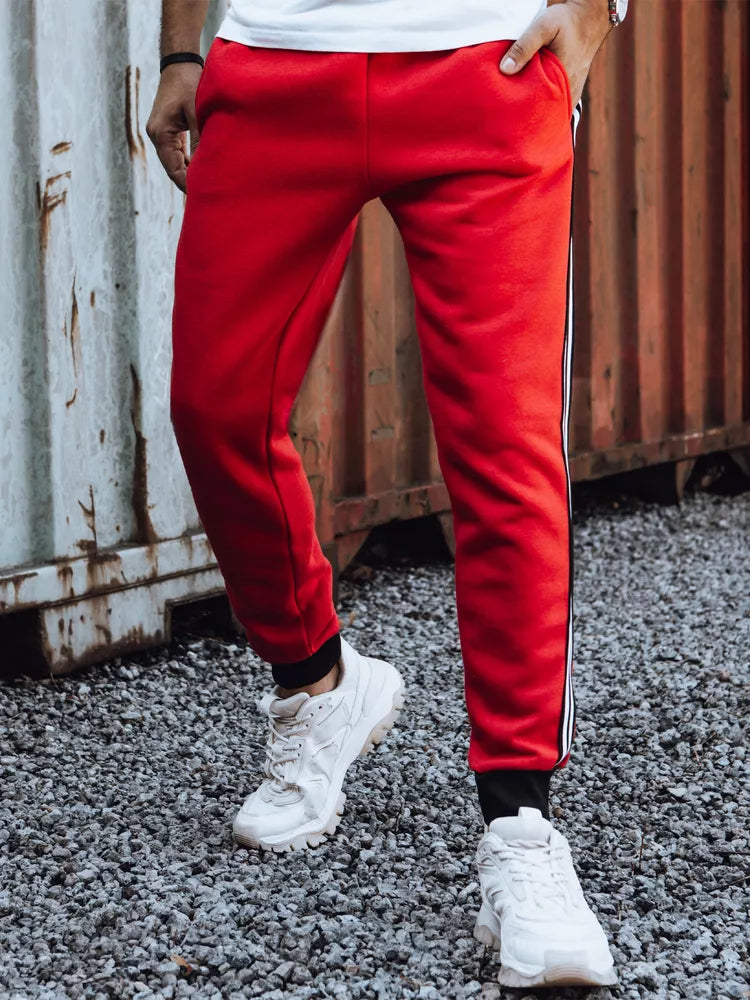 Men's red casual pants Harin