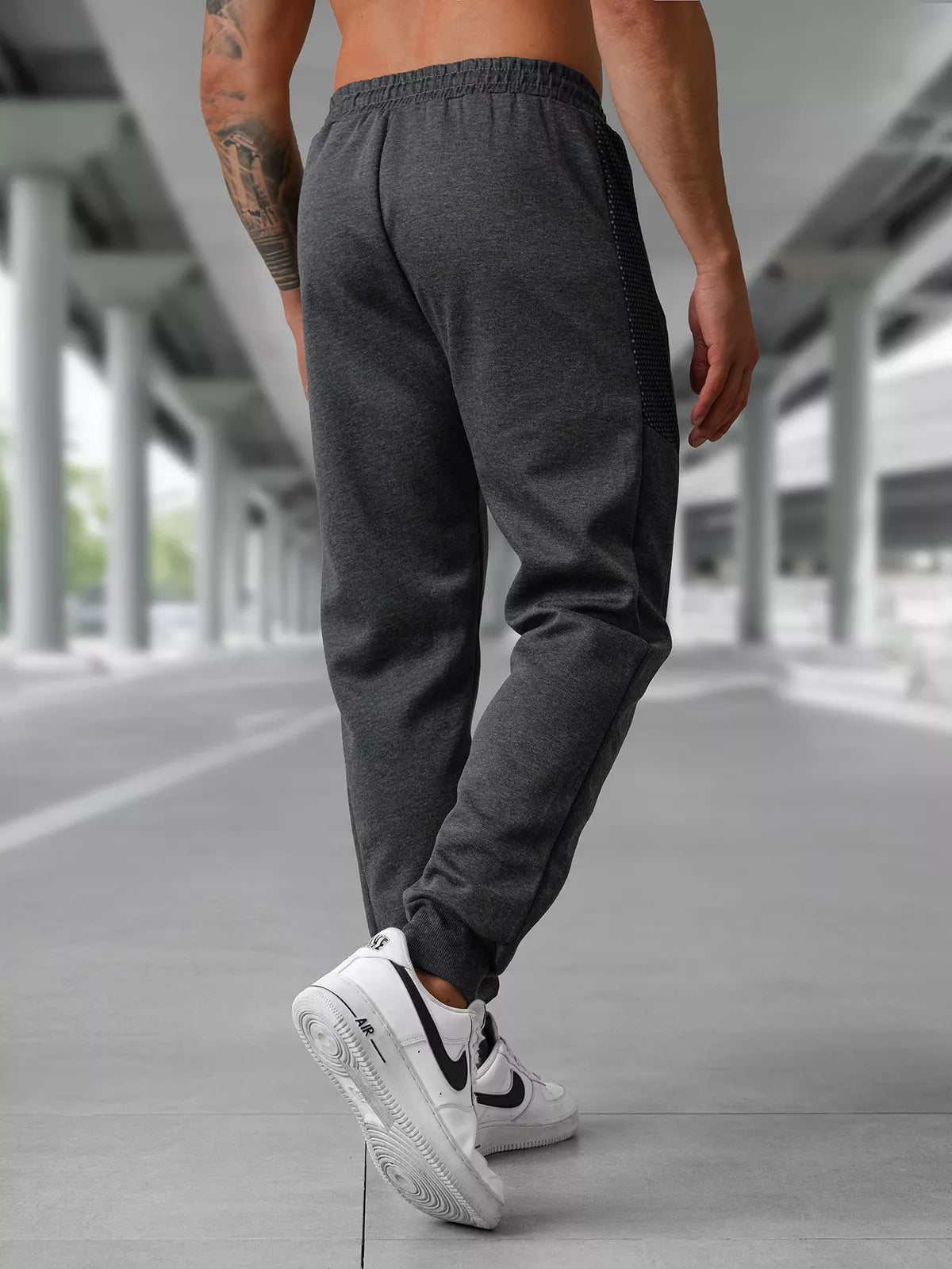 Men's dark gray casual pants Emit