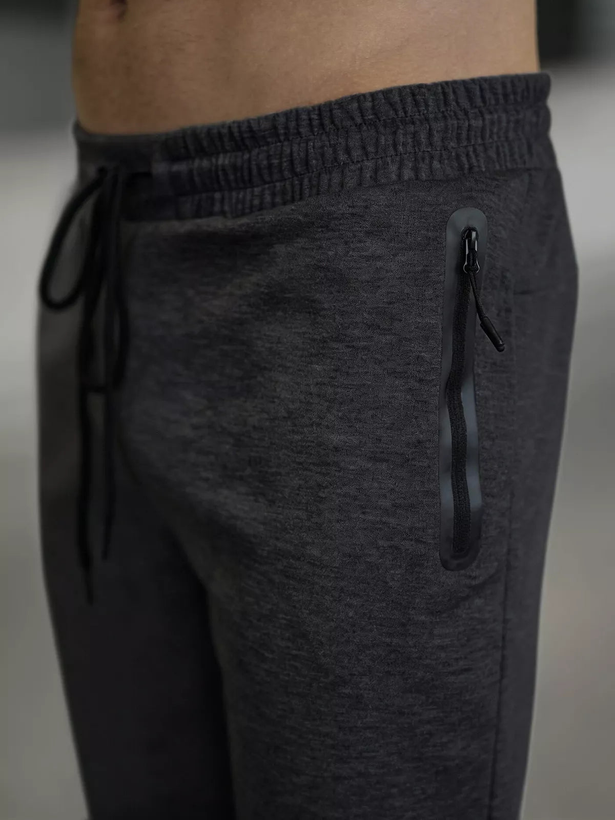 Men's dark gray pants Run