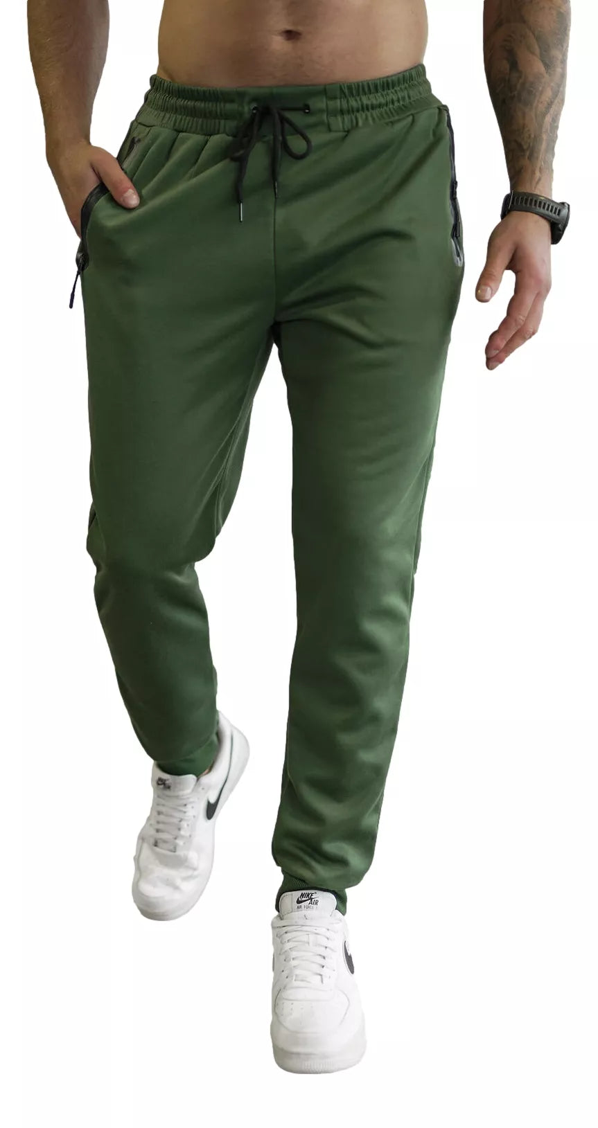 Men's khaki pants Run